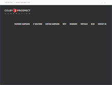 Tablet Screenshot of colbydirect.com